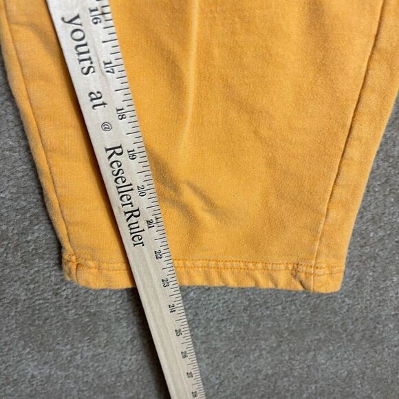 UO Out From Under Sweatpants Womens Small Mustard High Rise Pull On Crop Lounge - Picture 6 of 12
